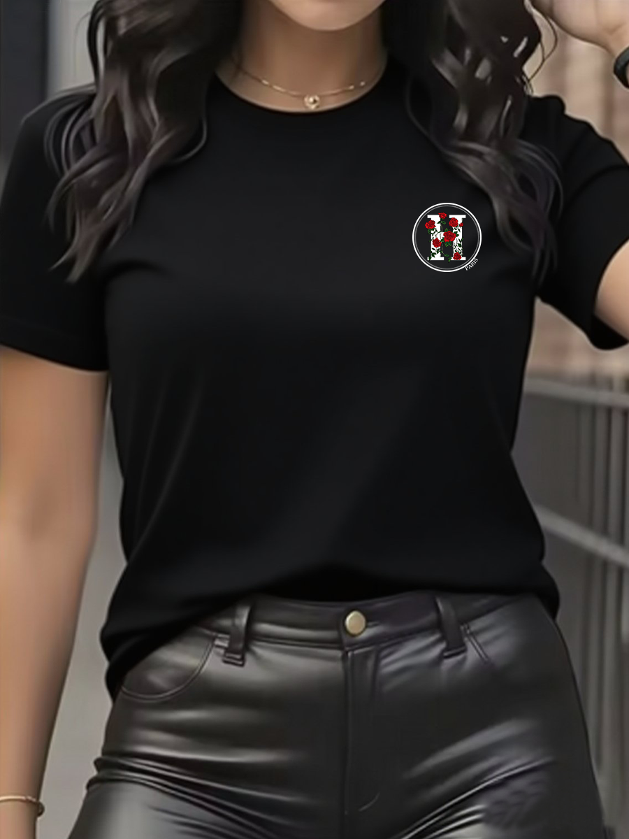 Women's T-Shirt Leisure Fashio - Streetwear Brand Shirts review and price