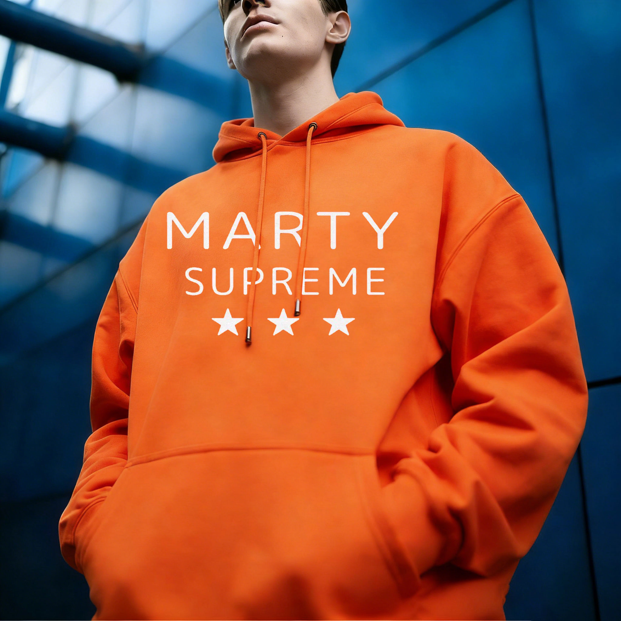 Timothée Chalamet Orange Hoodi - Supreme Brand Streetwear review and price