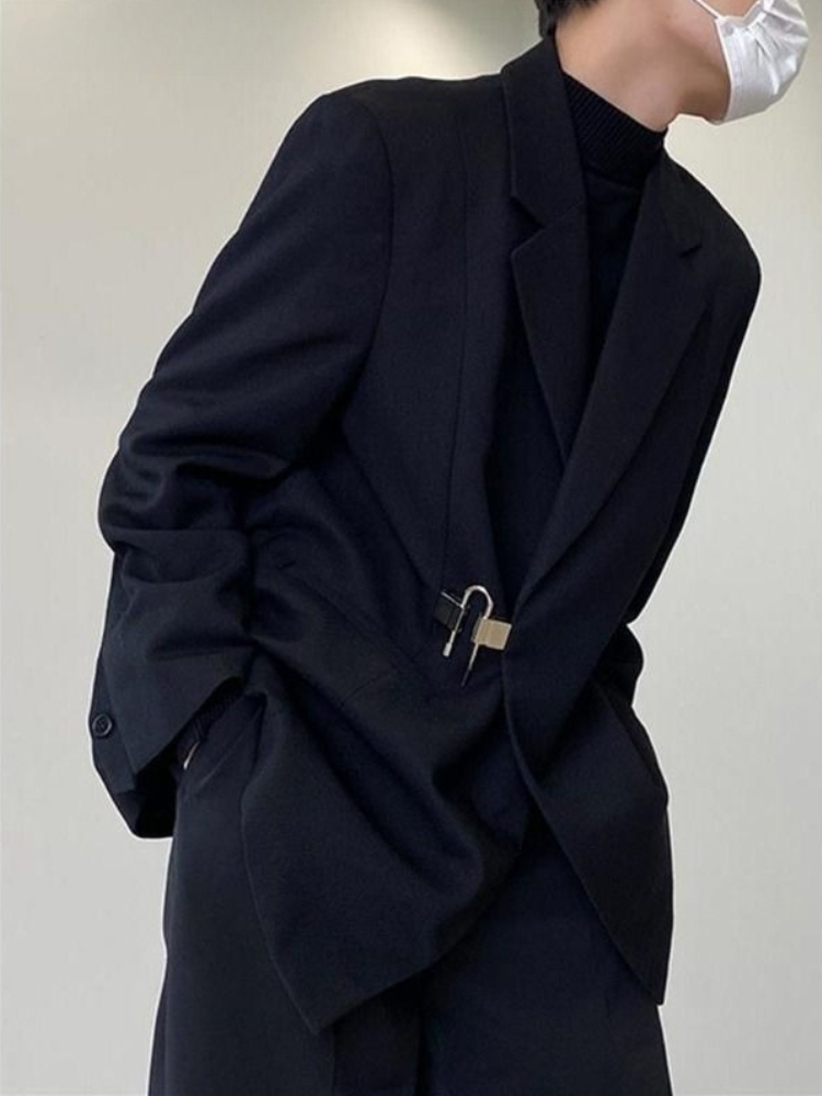 Men's White Casual Blazer Set  - Brand Streetwear Instagram review and price