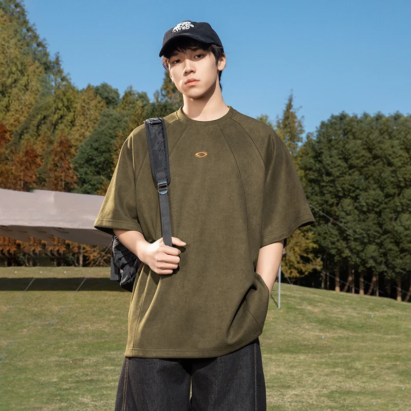 TFETTERS Brand Suede Solid Col - Streetwear Brand Korea review and price