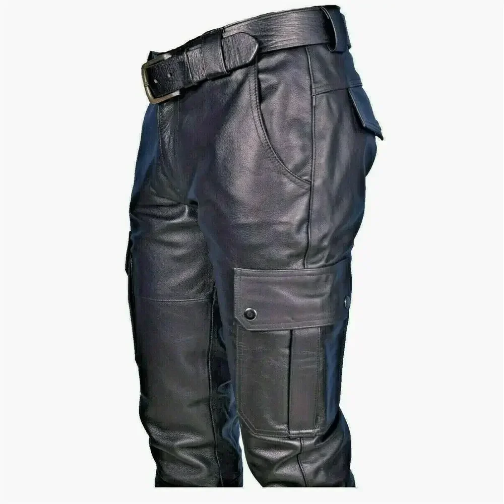 Men's Leather Motorcycle Pants - Corteiz Cargo Pant review and price
