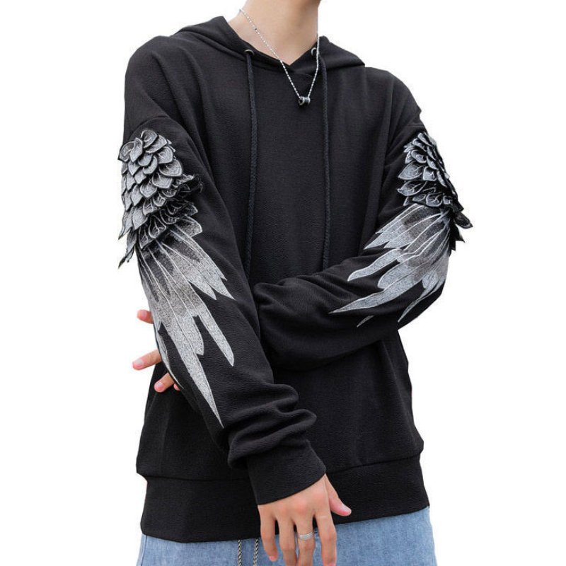 Sweatshirt for Men Hooded Embr - Streetwear Brand Hoodies review and price