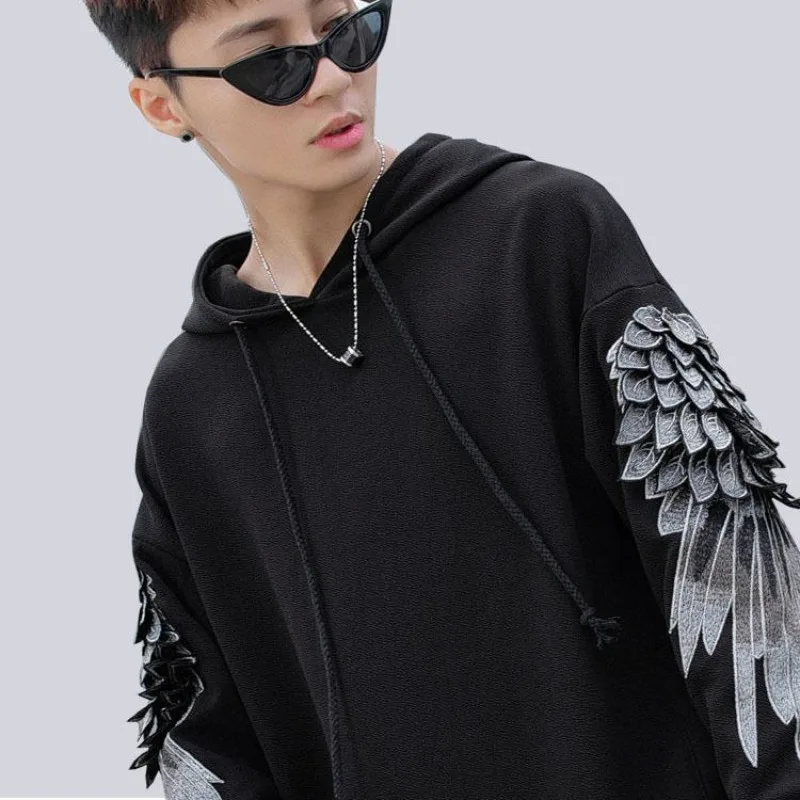 Sweatshirt for Men Hooded Embr - Streetwear Brand Hoodies review and price