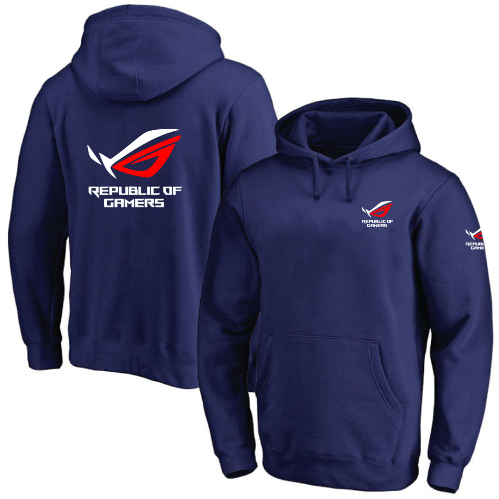 Solid Color Men ROG Republic O - Streetwear Brand Hoodies review and price