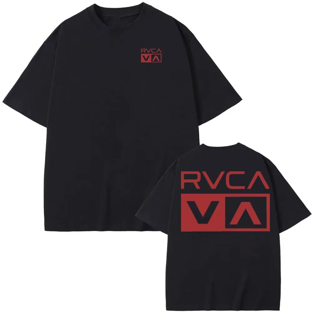 RVCA T Shirt Black Tee Summer  - Streetwear Brand Shirts review and price